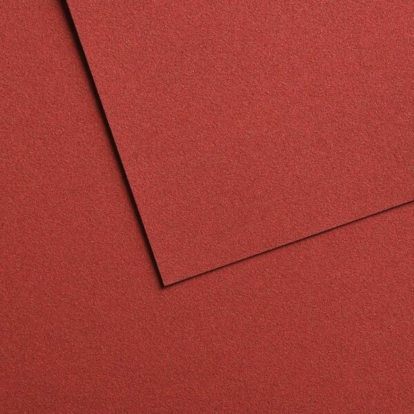 Feuille de Canson Velvet rouge carmin